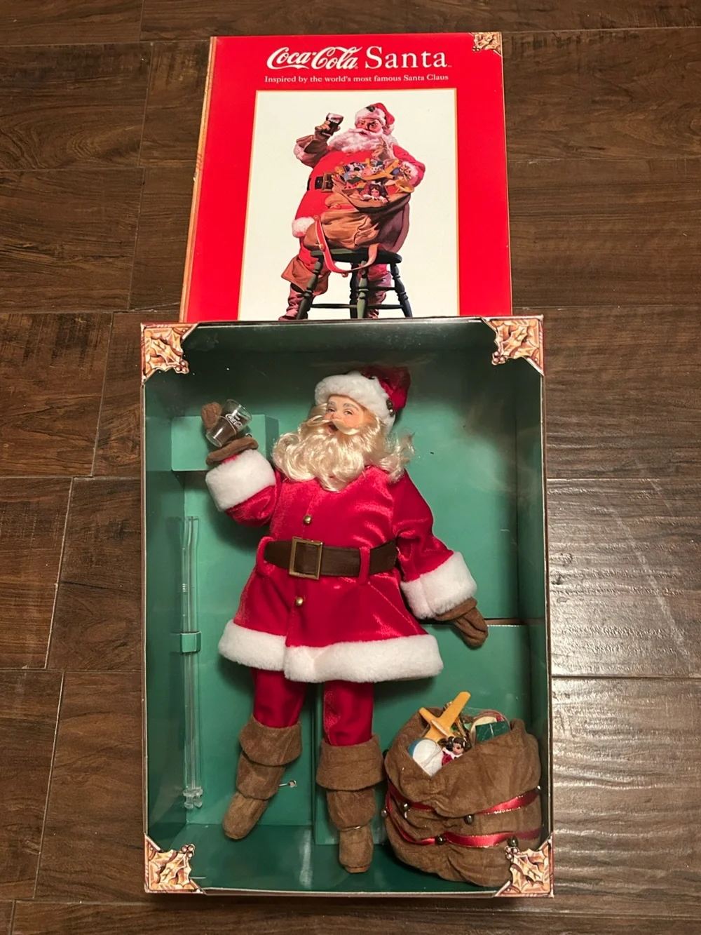 Coca-Cola Santa in Red and White Holiday Doll❣️